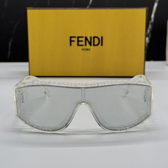 NEW FENDI GREY SUNGLASSES UNISEX EYEWEAR FENDI FE40128I 26C